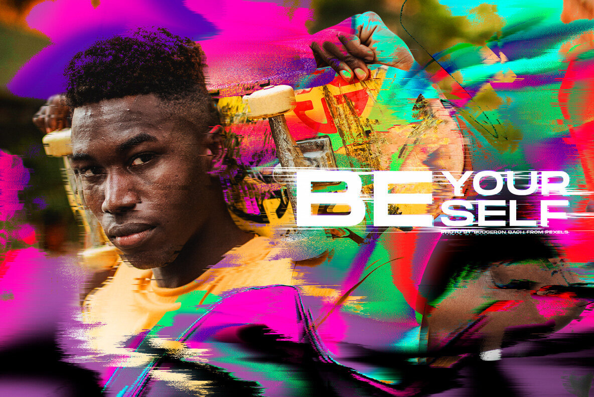 Glitch Distortion Effect Textures 2