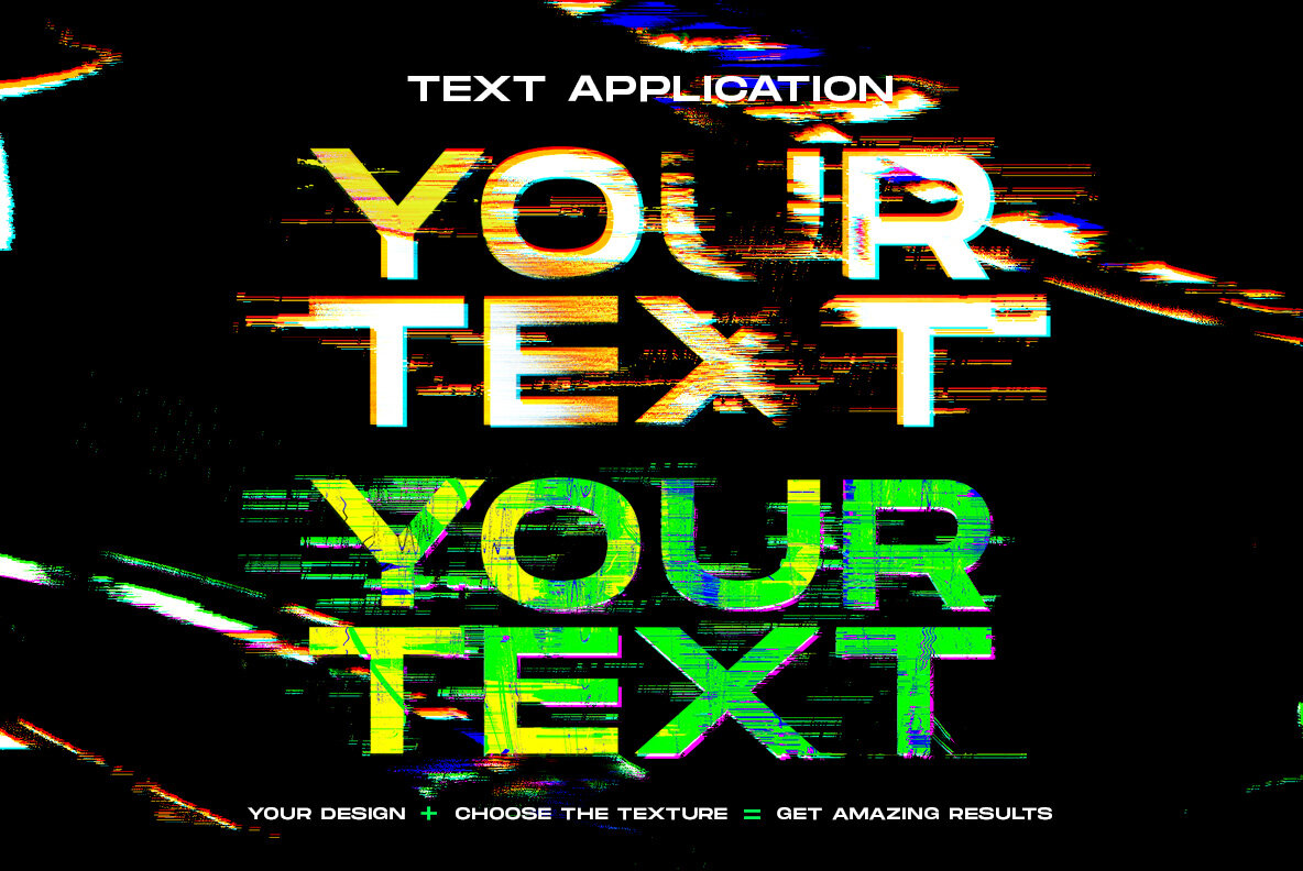 Glitch Distortion Effect Textures 5