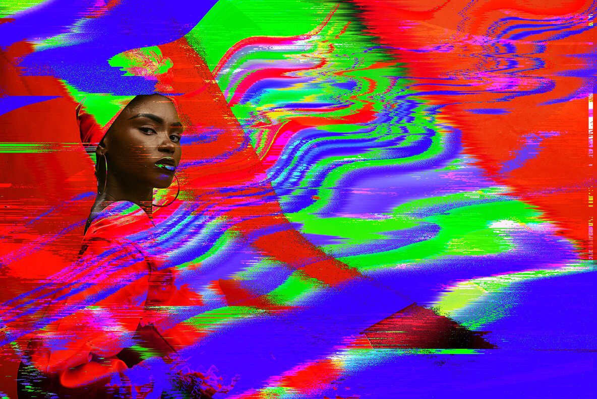 Glitch Distortion Effect Textures 6