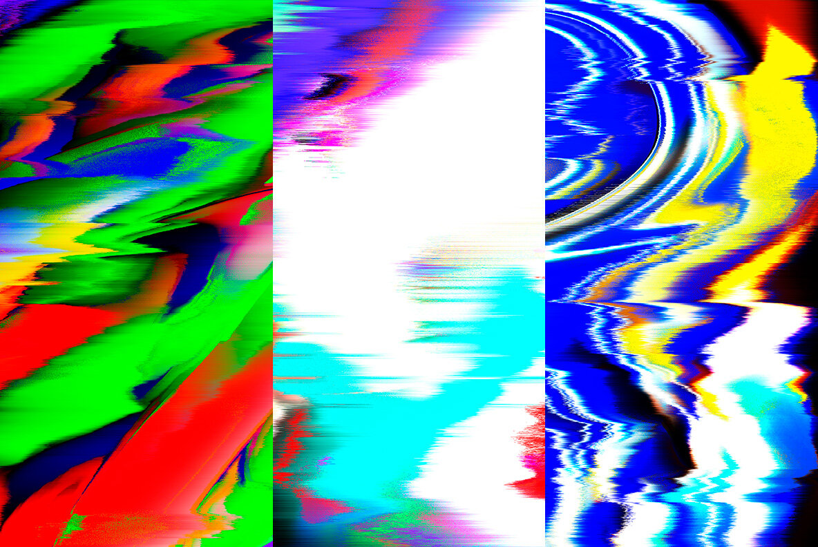 Glitch Distortion Effect Textures 8