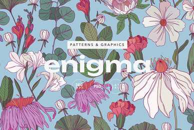 Enigma Floral Pattern and Graphics