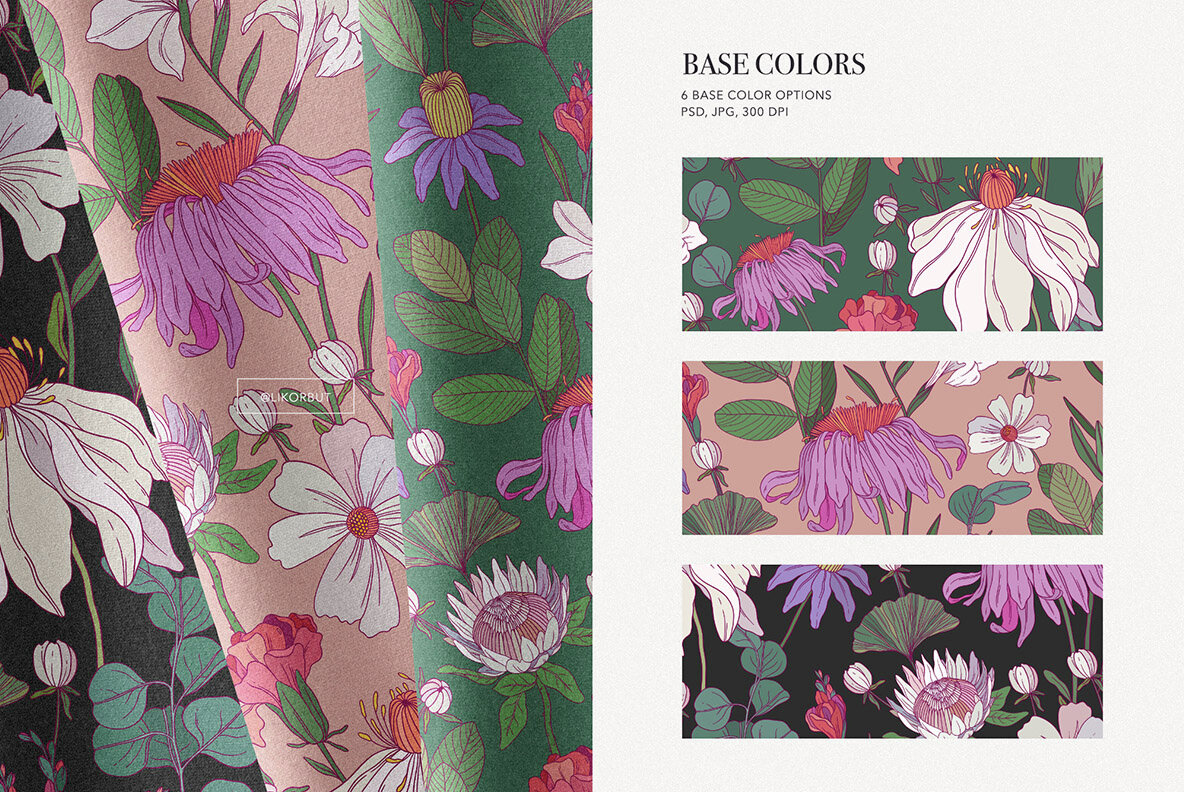 Enigma Floral Pattern and Graphics 5