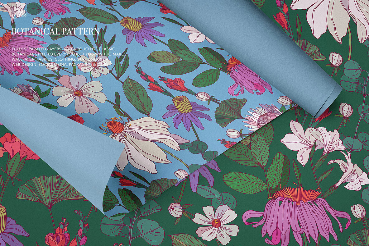 Enigma Floral Pattern and Graphics 7