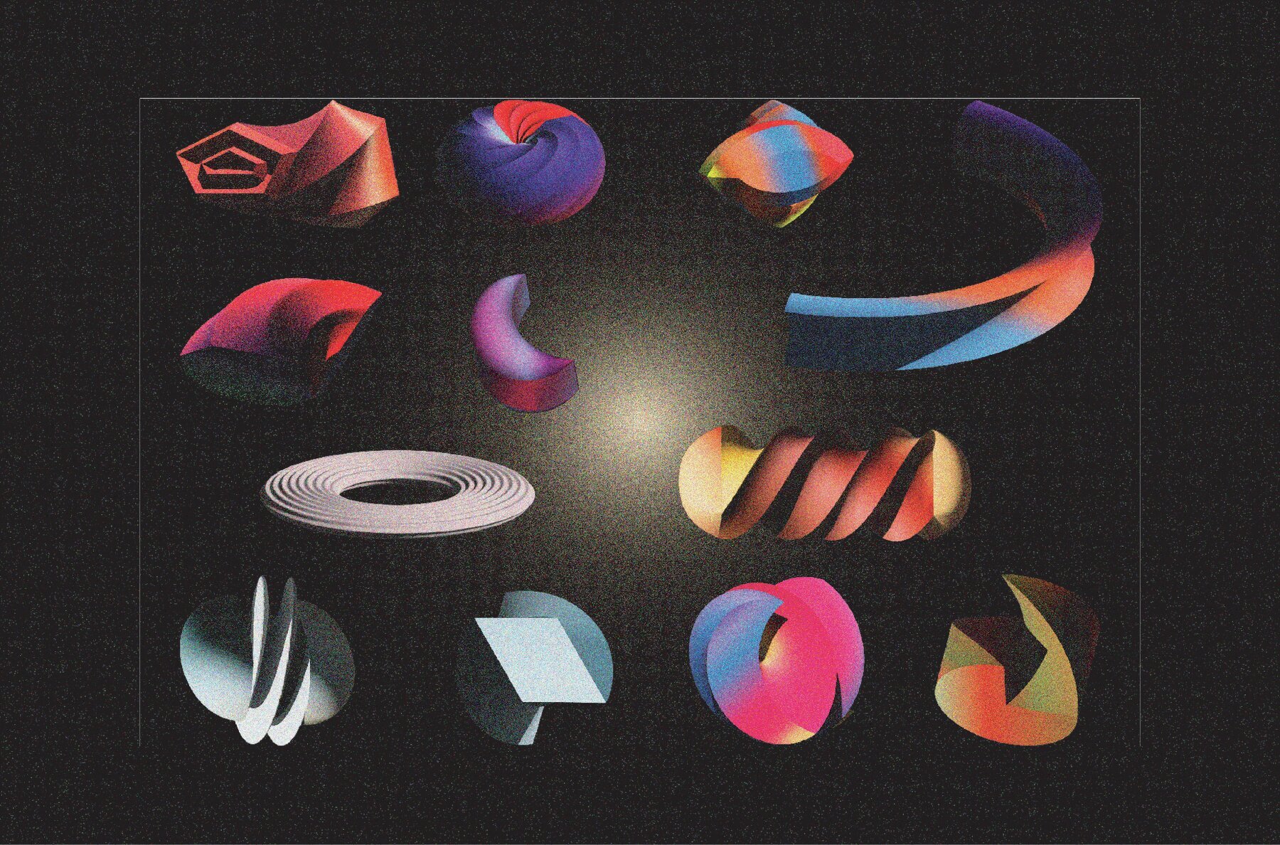 Unusual 3D Shapes Pack 3