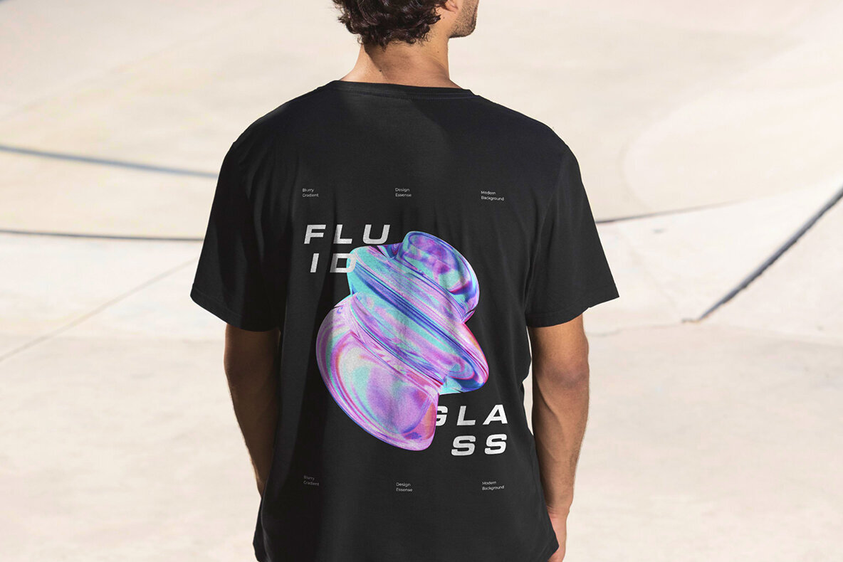 Fluid Glass 3D Shapes 2