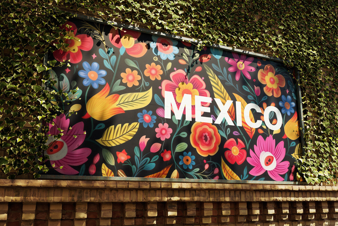 Mexican floral pattern 9