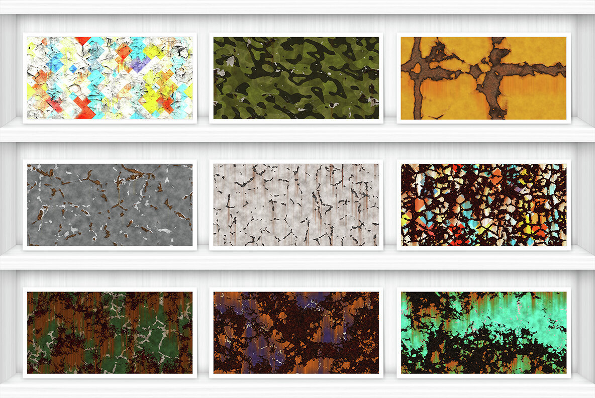 15 Rusty Paint Background Textures 2