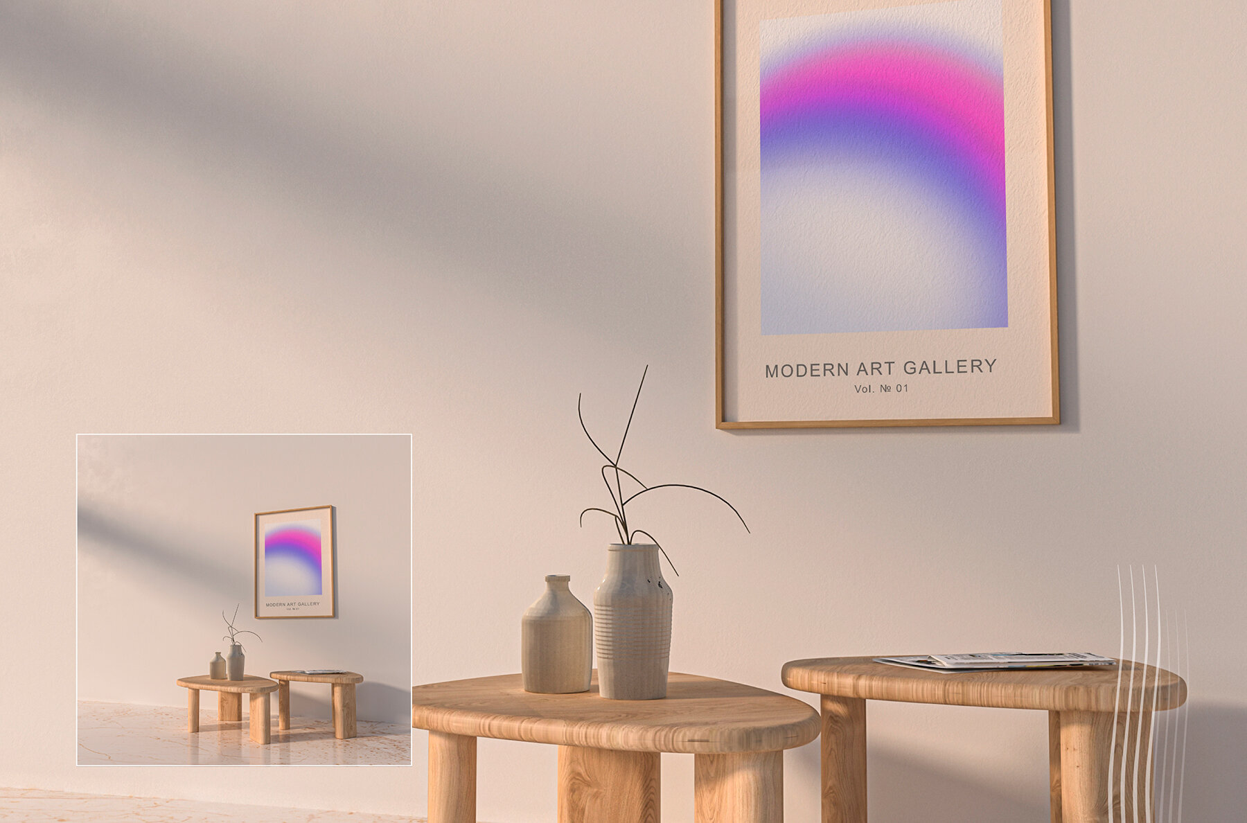 Purely    Frame Mockup Mini Set 2