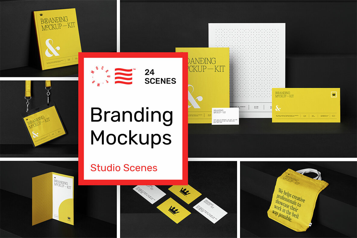 Branding Mockups Kit   Studio Scenes 1