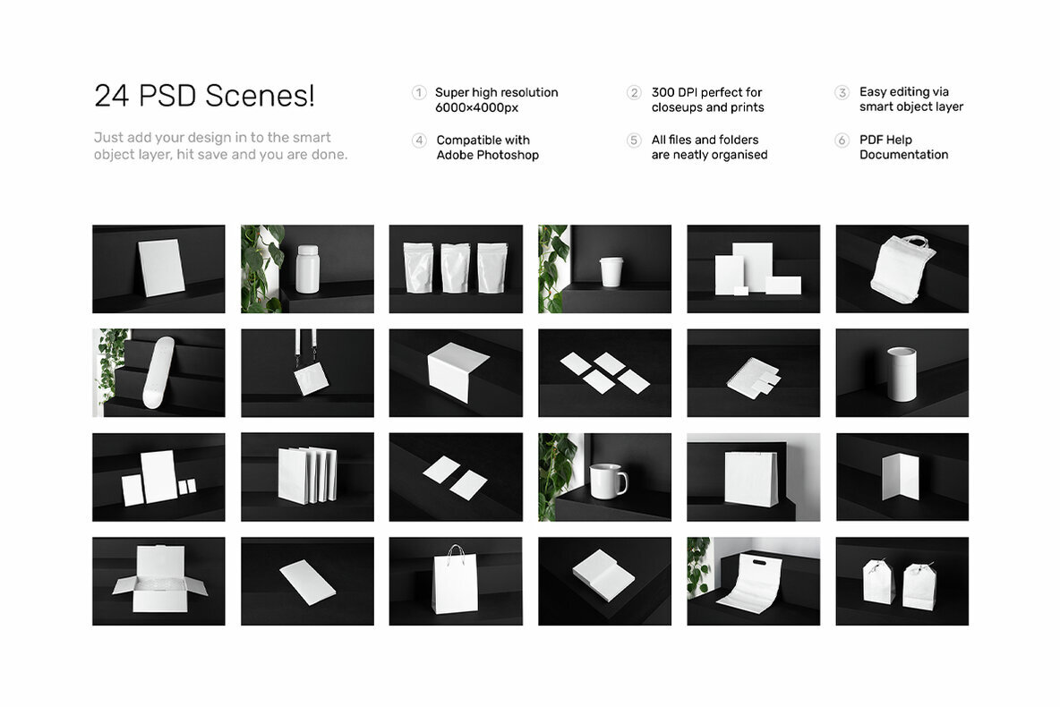 Branding Mockups Kit   Studio Scenes 3