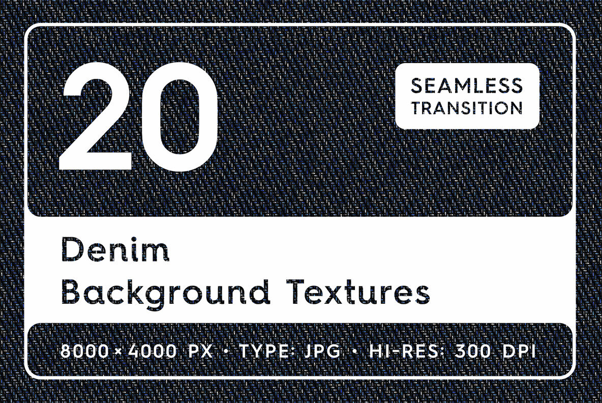 20 Denim Background Textures 1
