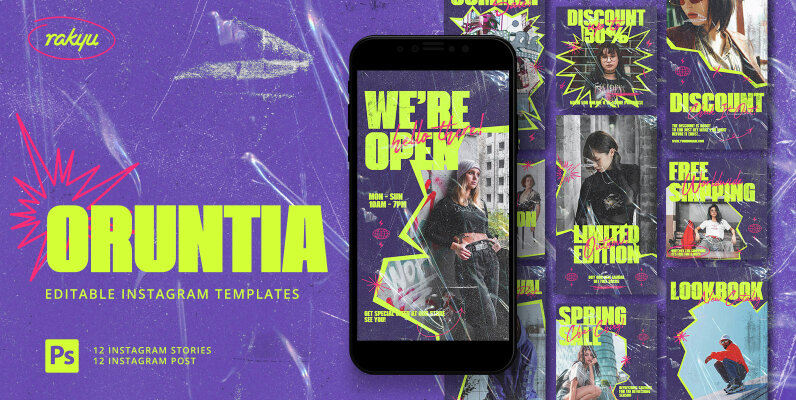 Oruntia   Instagram Templates