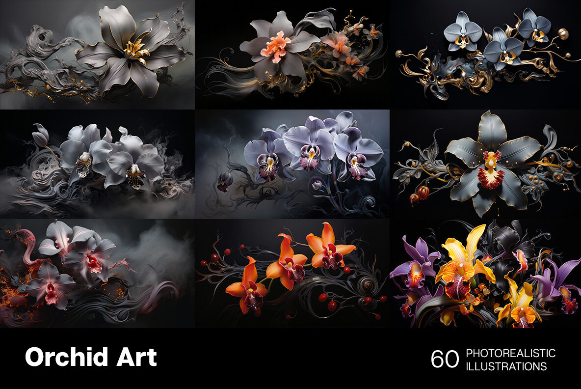 Orchid art 5