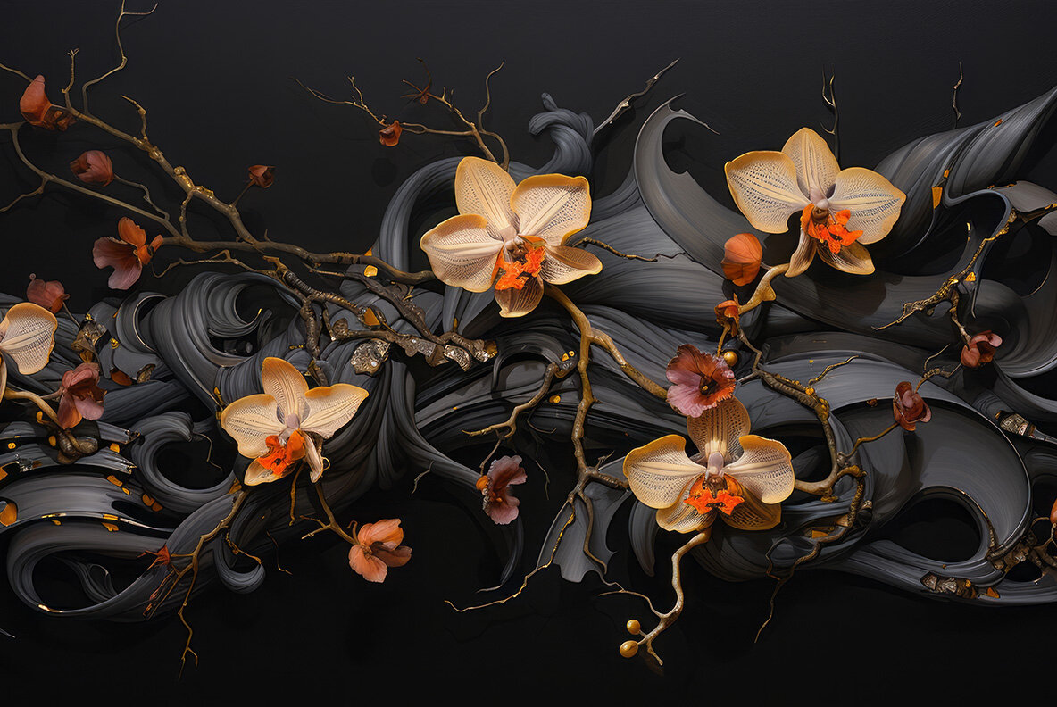 Orchid art 8
