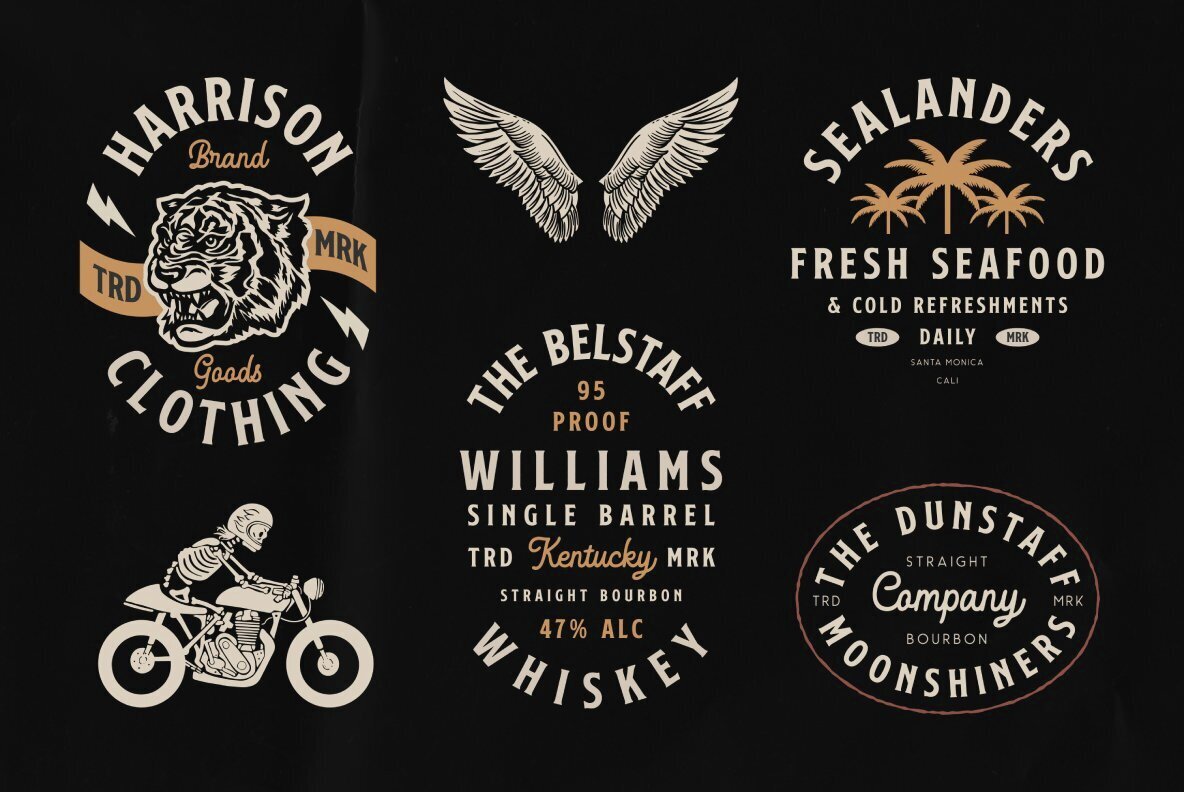 Old School Apparel Designs bundle 2