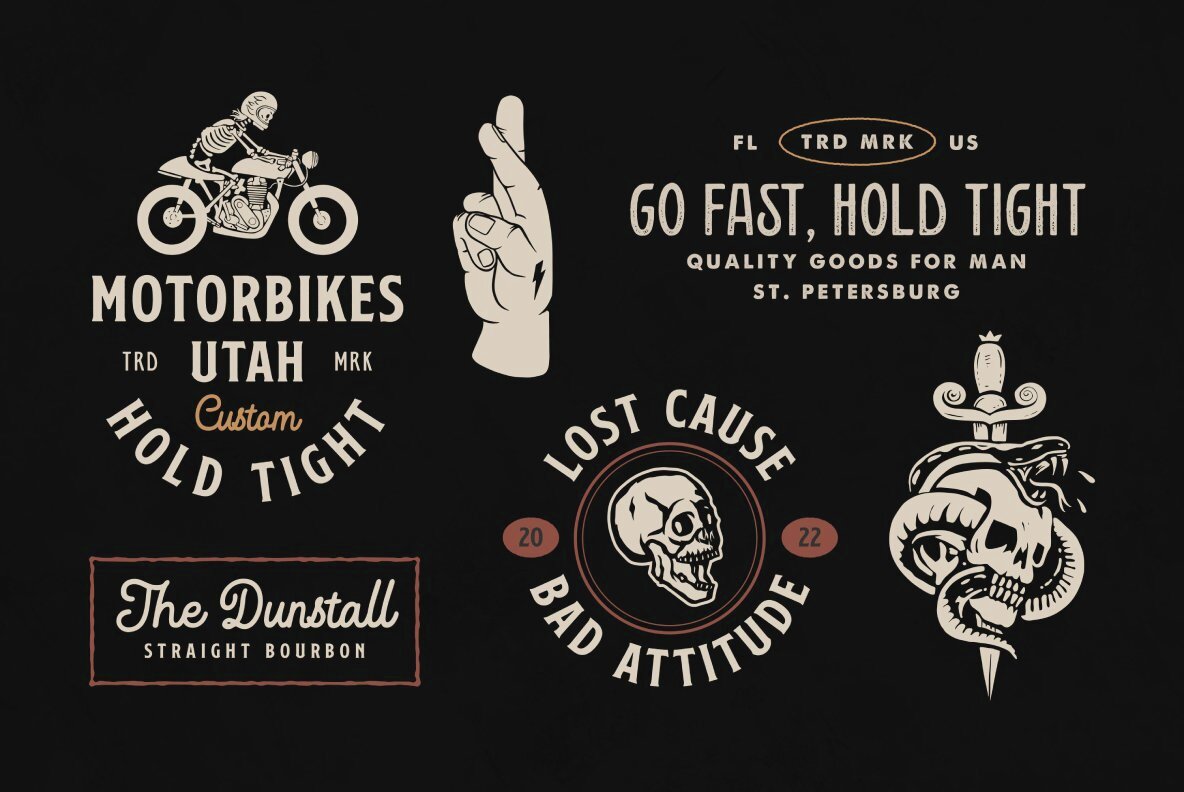 Old School Apparel Designs bundle 5