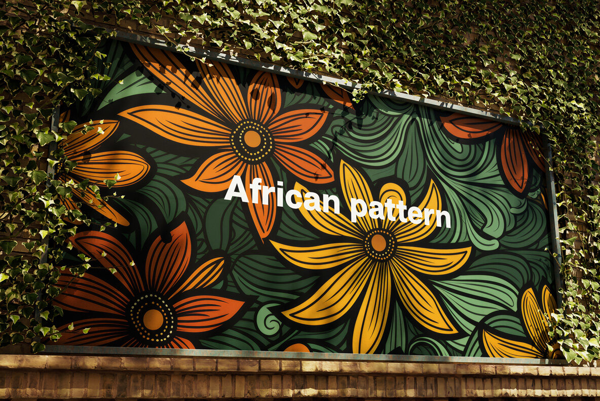 African Floral patterns 8