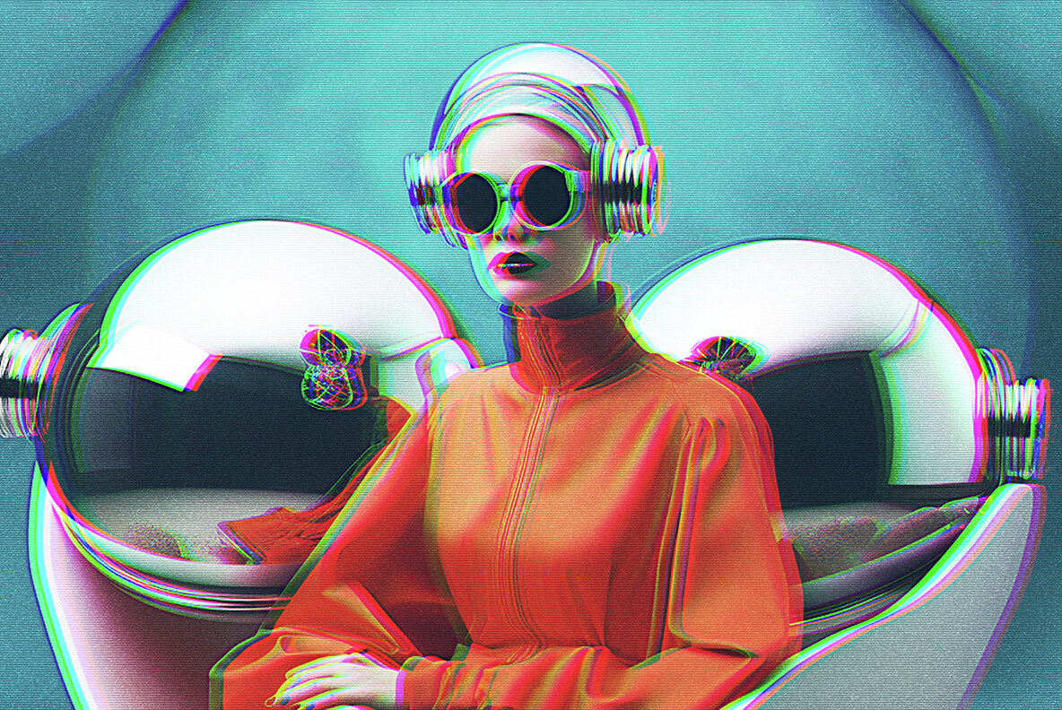 Futuristic Glitch Photo Effect 5
