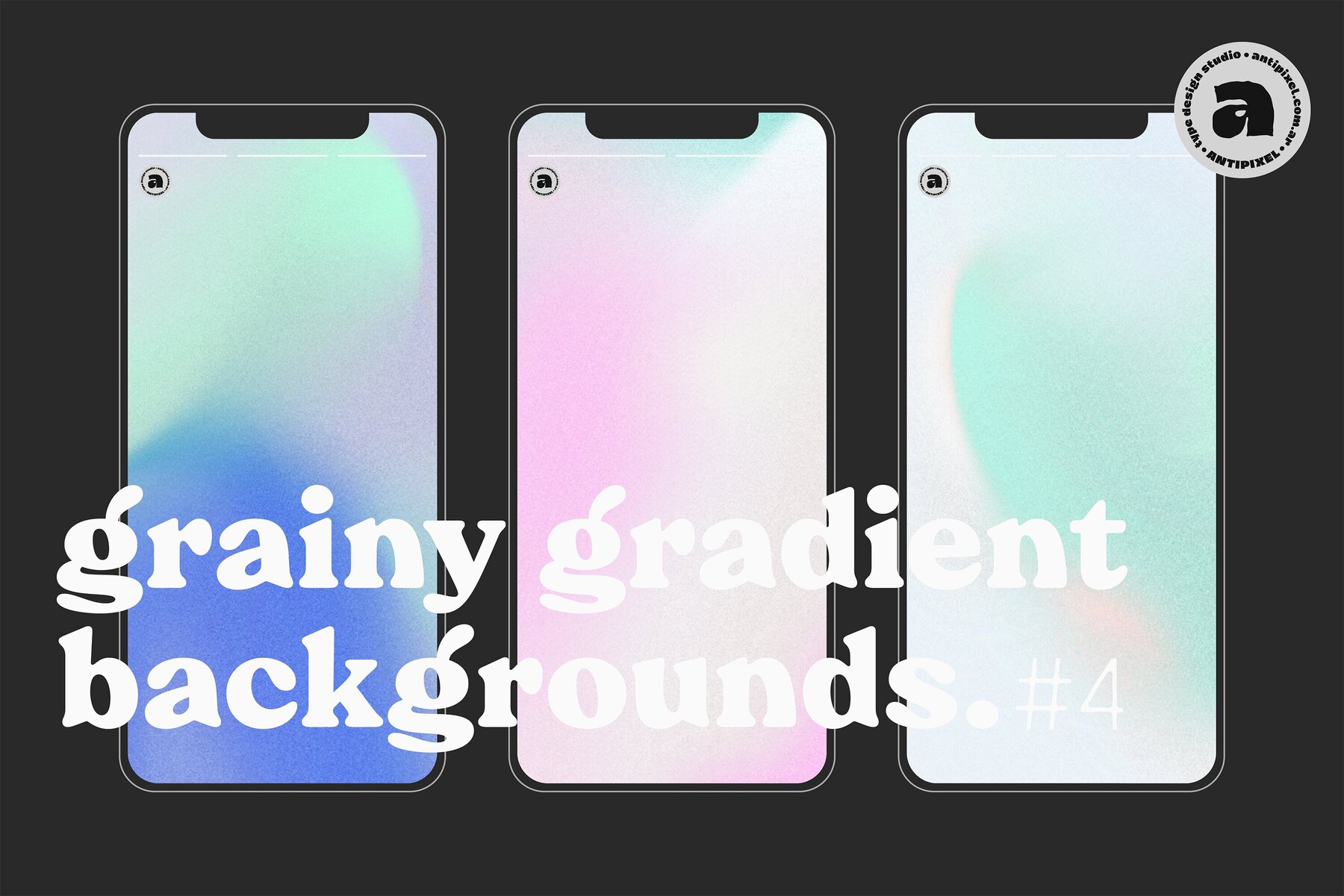 Grainy Gradient Backgrounds 4 8