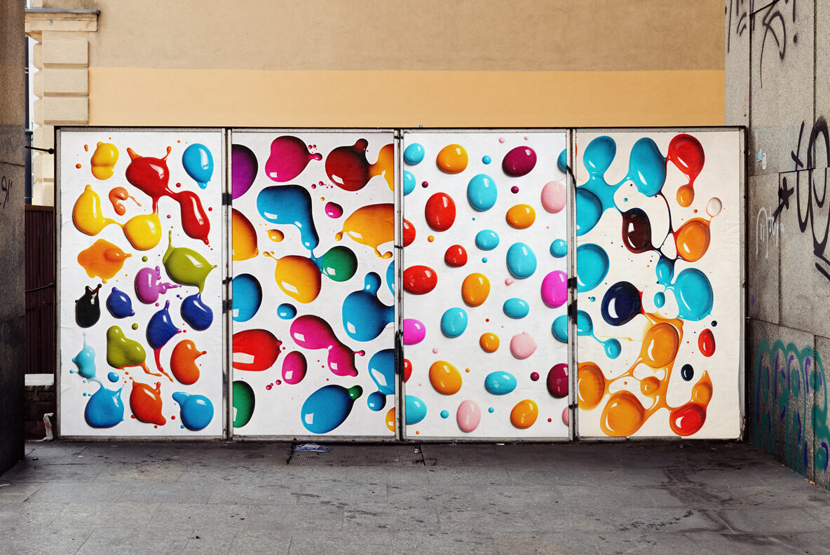 Color Drops Backgrounds 8