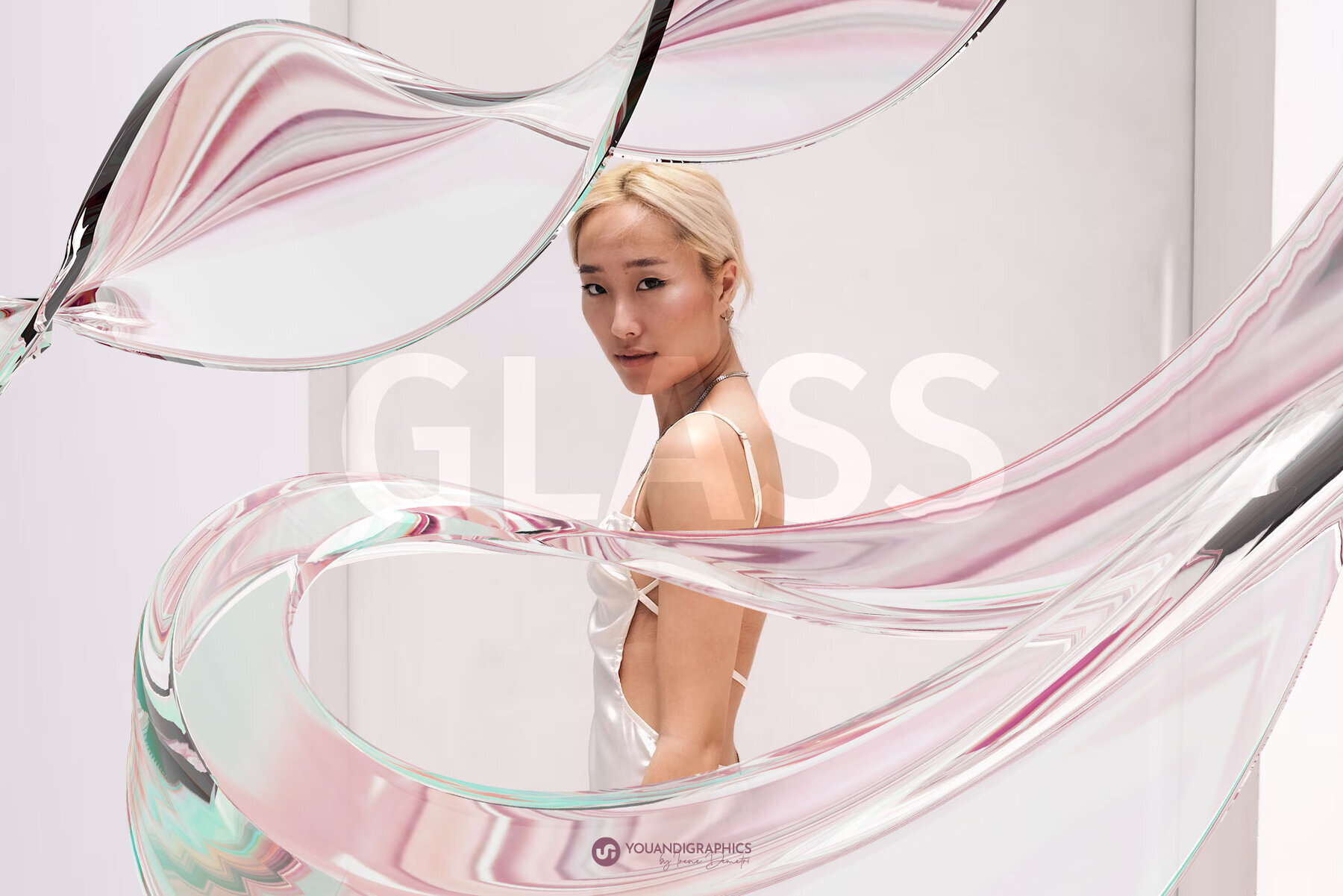 Glass Abstract Elements Backgrounds 3