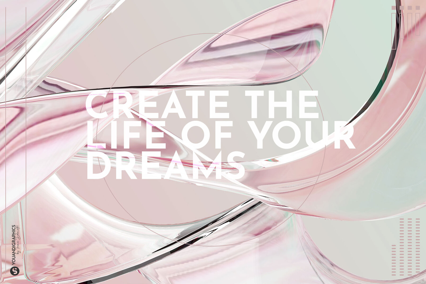 Glass Abstract Elements Backgrounds 4