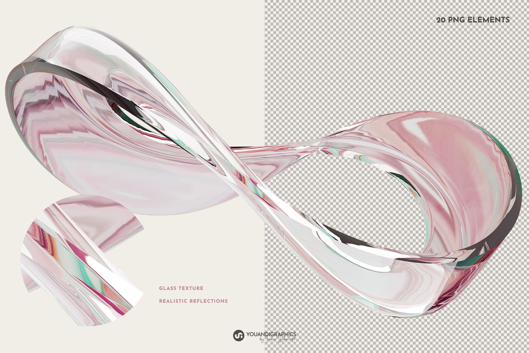 Glass Abstract Elements Backgrounds 8