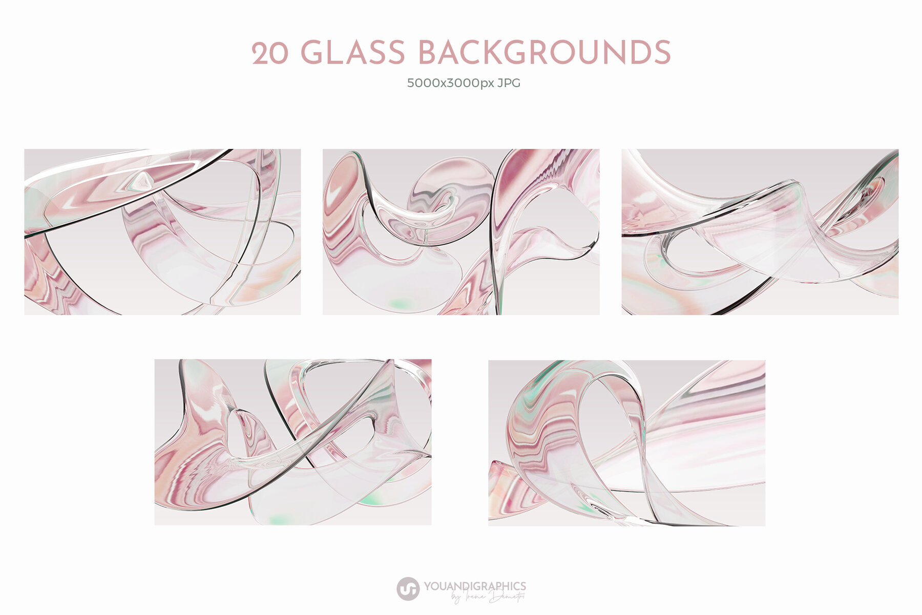 Glass Abstract Elements Backgrounds 9