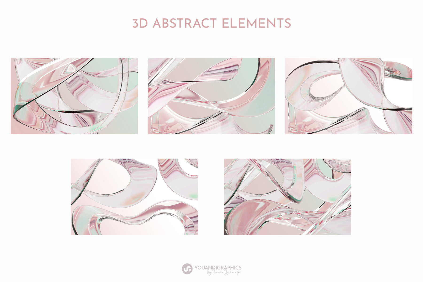 Glass Abstract Elements Backgrounds 12