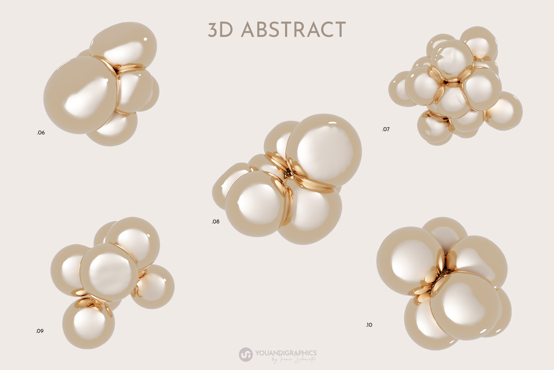 Gold Elegance Elements   Backgrounds 13