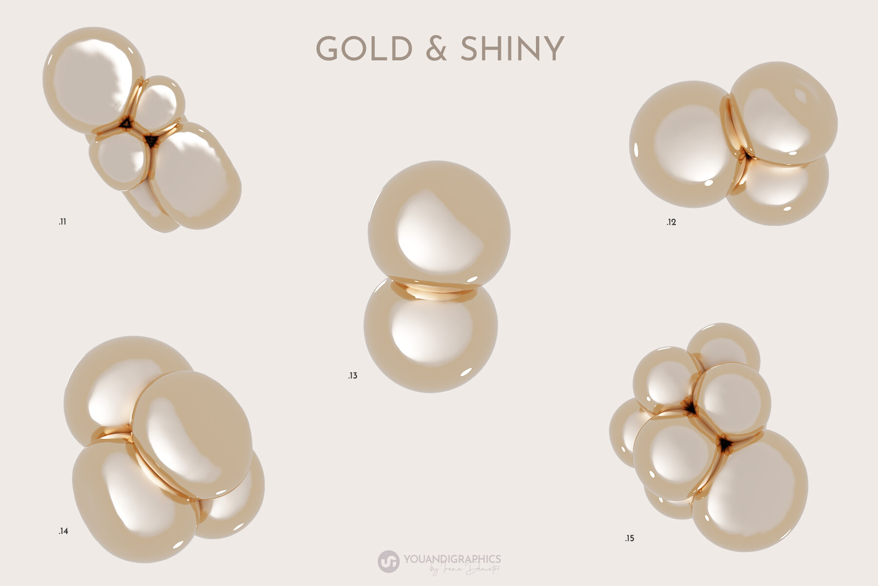 Gold Elegance Elements   Backgrounds 14