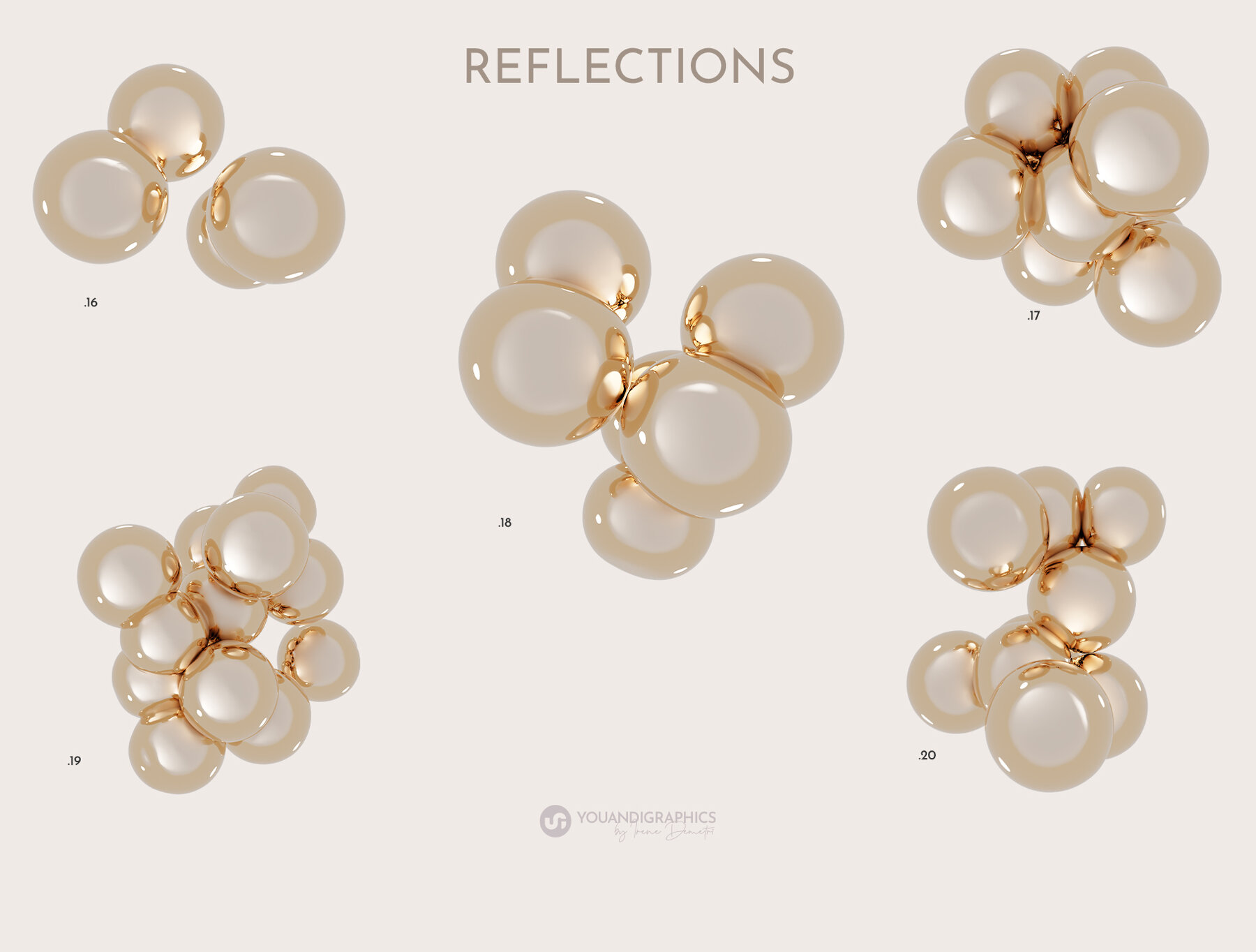 Gold Elegance Elements   Backgrounds 15