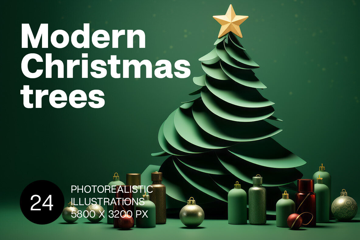 Modern Christmas Trees 1