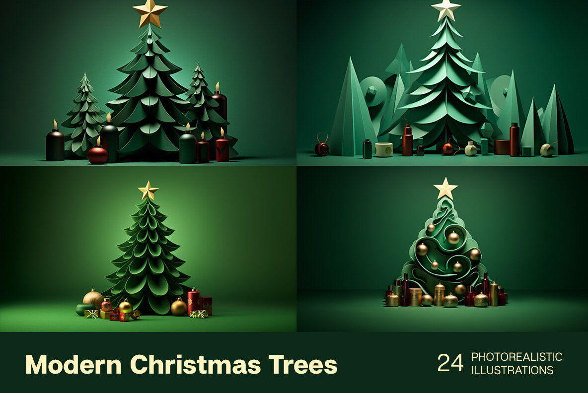 Modern Christmas Trees 4