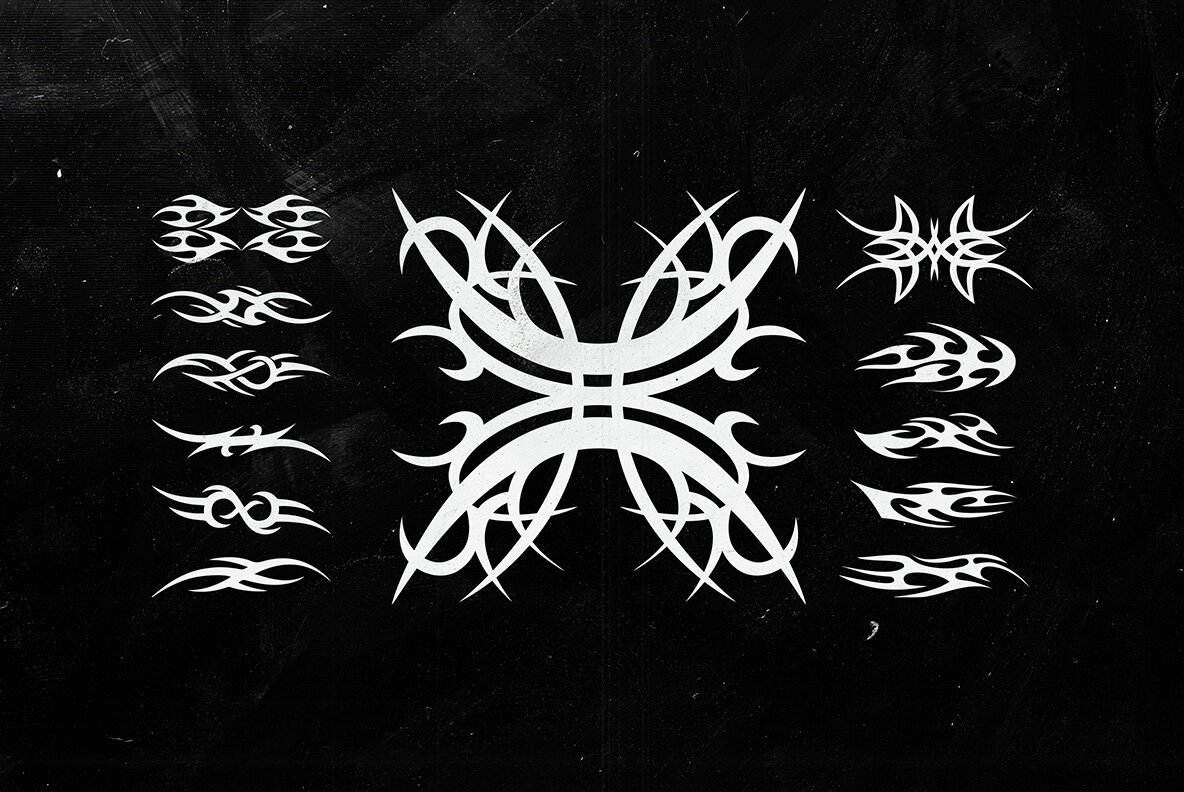 Retro Futuristic Shapes Collection 14