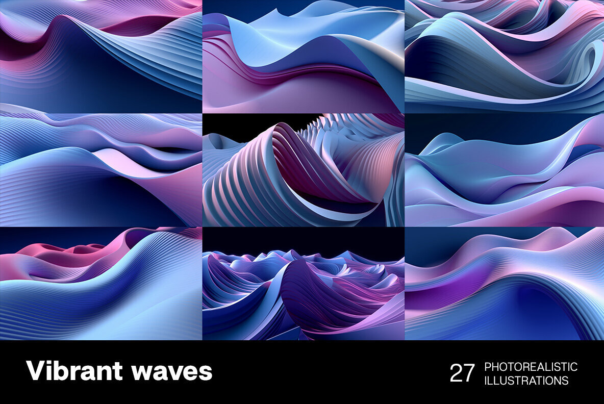 Vibrant waves 2