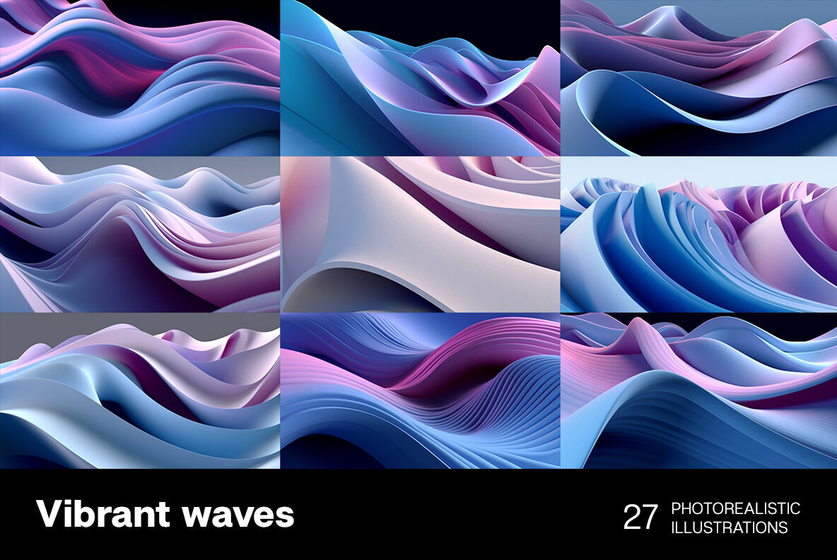 Vibrant waves 3