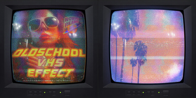 VHS Machine   Retro Monitor Effect