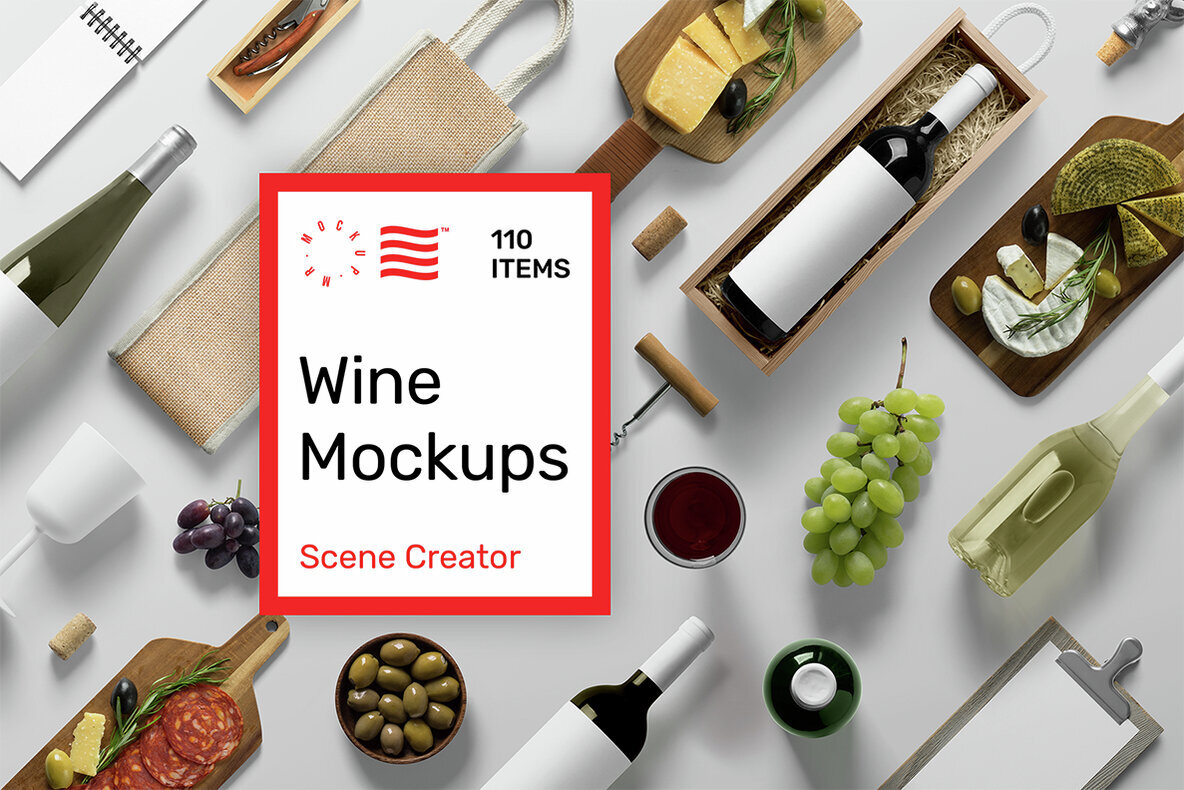 Wine Mockups   Scene Creator 1