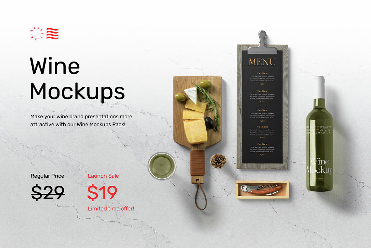 Wine Mockups   Scene Creator 2