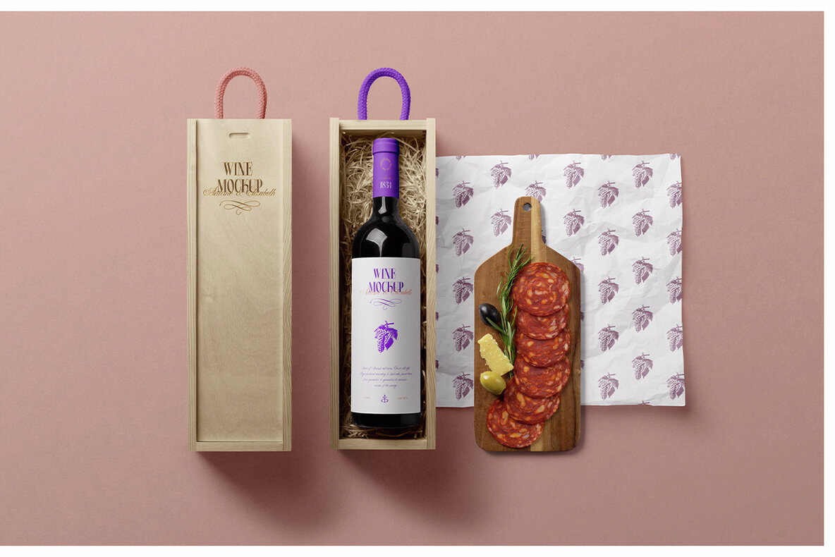 Wine Mockups   Scene Creator 10