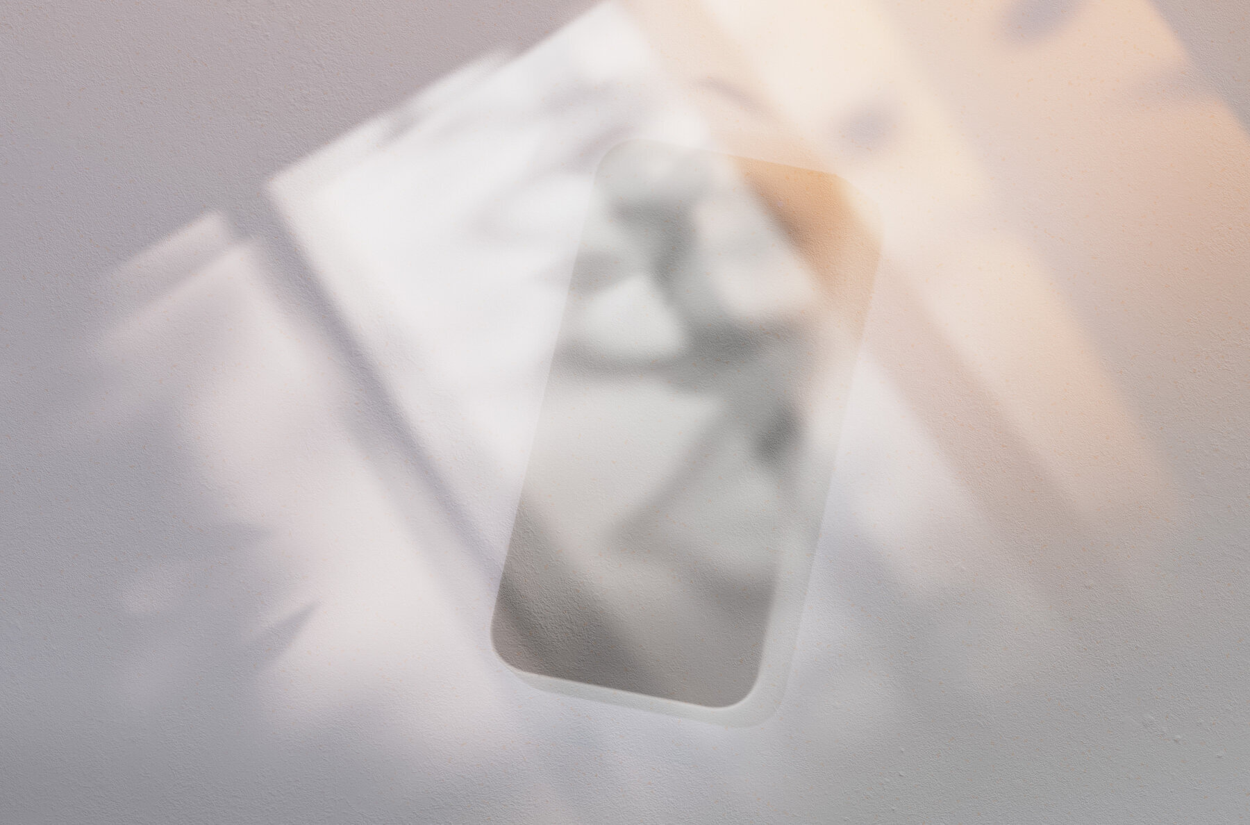 iPhone 14 Pro mockup scene with daylight shadow 3