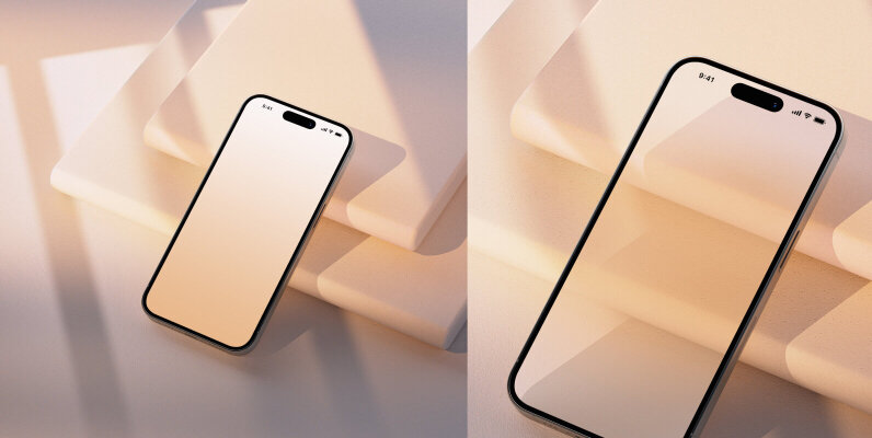 iPhone 14 Pro   Natural Sunlight Mockup Scene