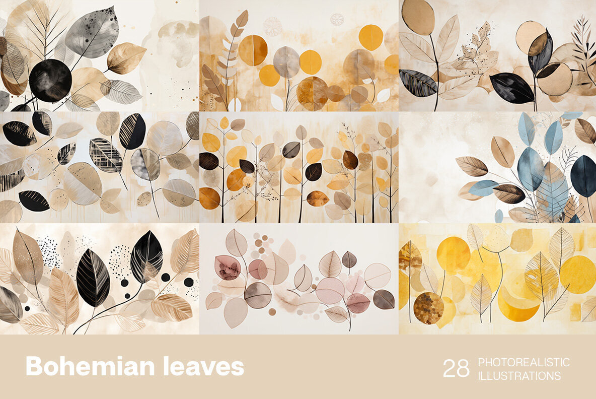 Bohemian leaves 2