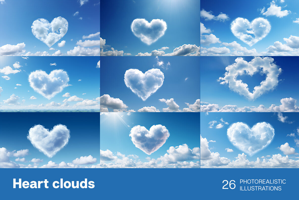 Heart Clouds 2