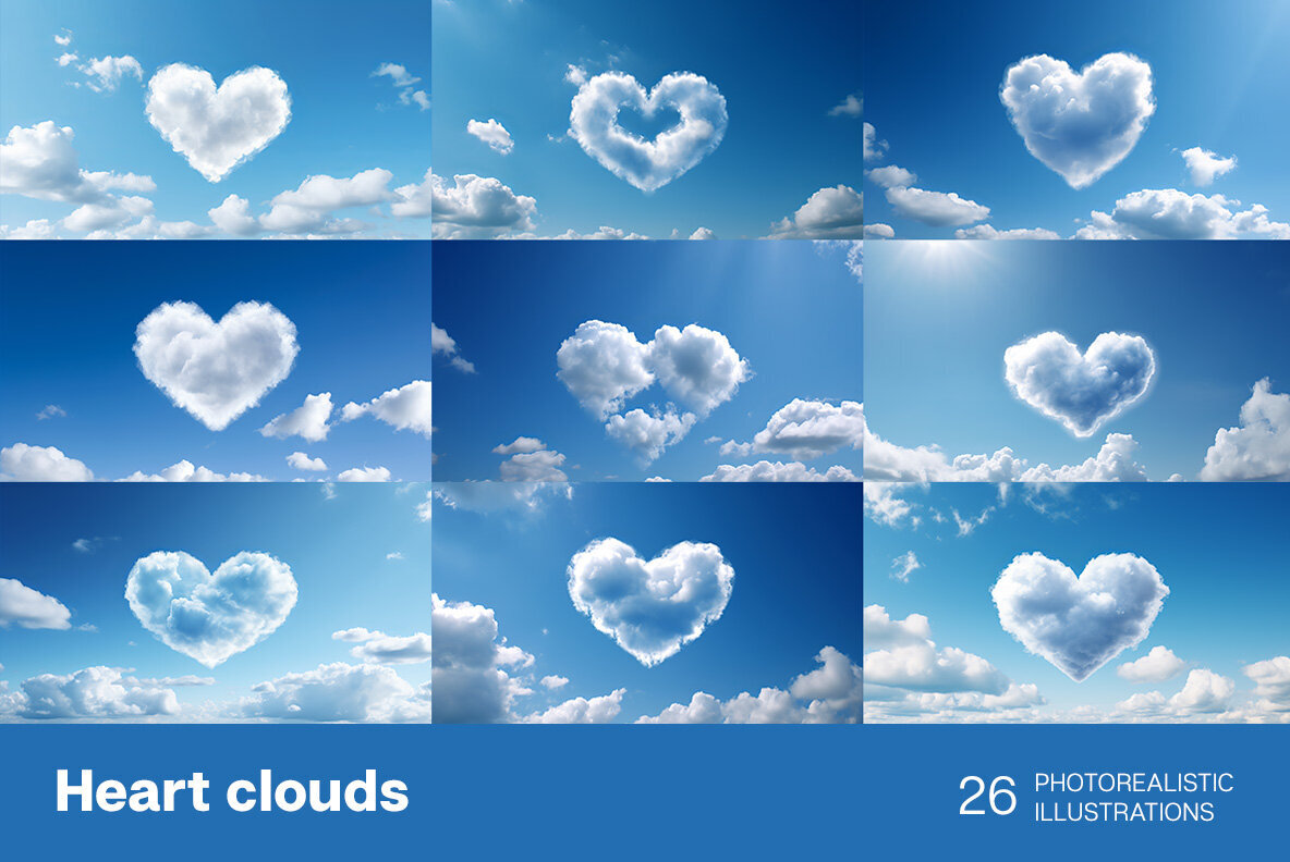 Heart Clouds 3