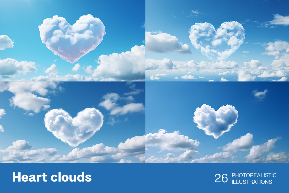 Heart Clouds 4