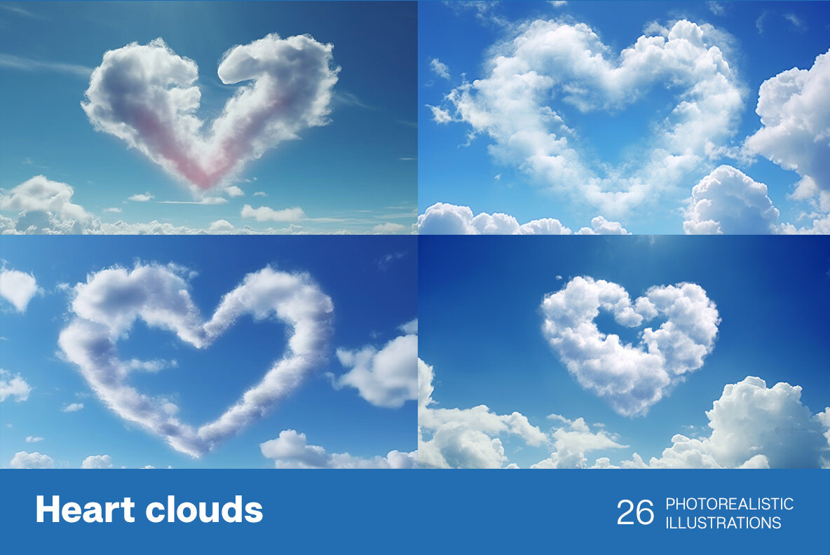 Heart Clouds 5
