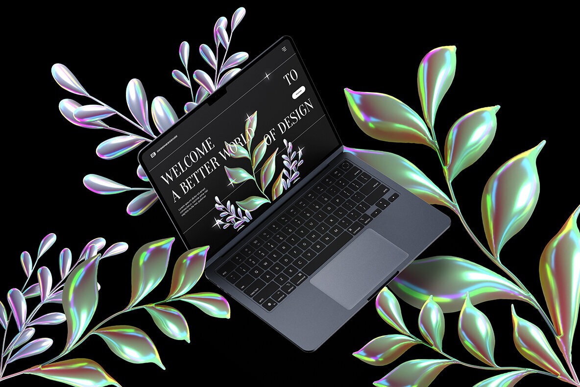 3D Garden Glow Illustrations 2