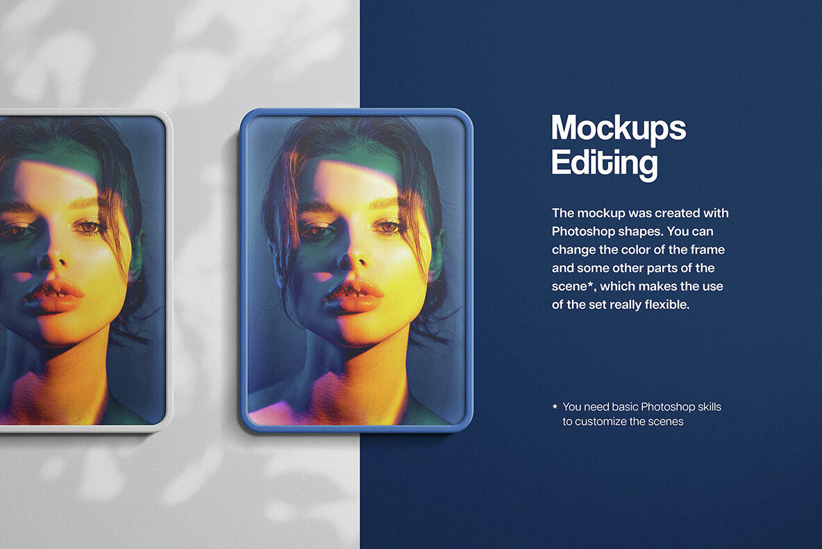 Lightbox Poster Mockup Set 2